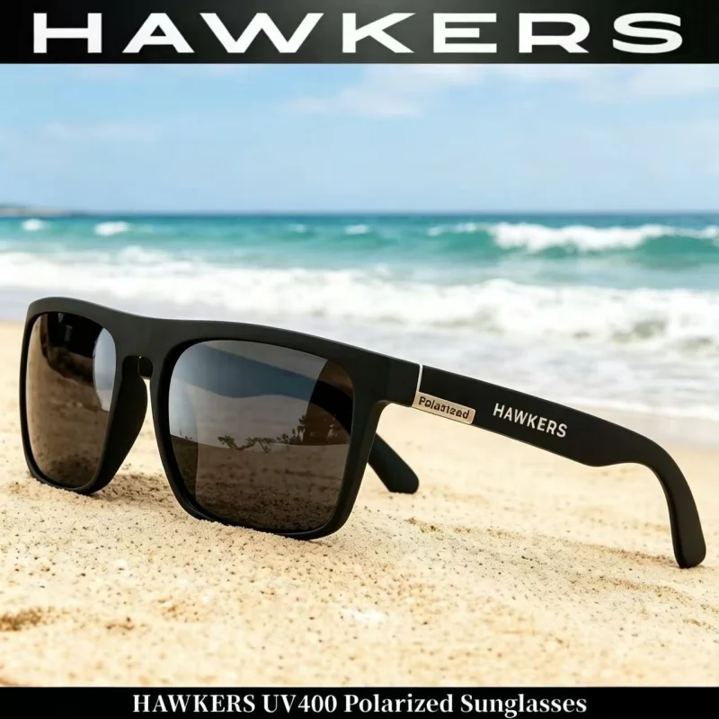 HAWKERS Gafas de sol polarizadas unisex a la moda con protección UV400, gafas para exteriores para caza, pesca, conducción, ciclismo, deportes