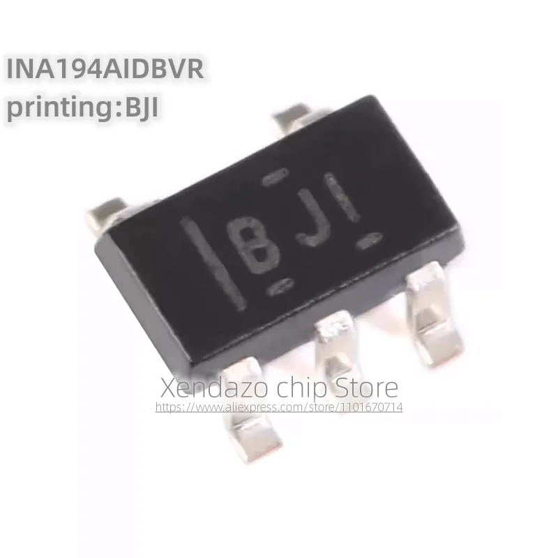 5pcs/lot INA194AIDBVR printing BJI BJ1 SOT23-5 package Original genuine -16V to+80V current monitoring chip