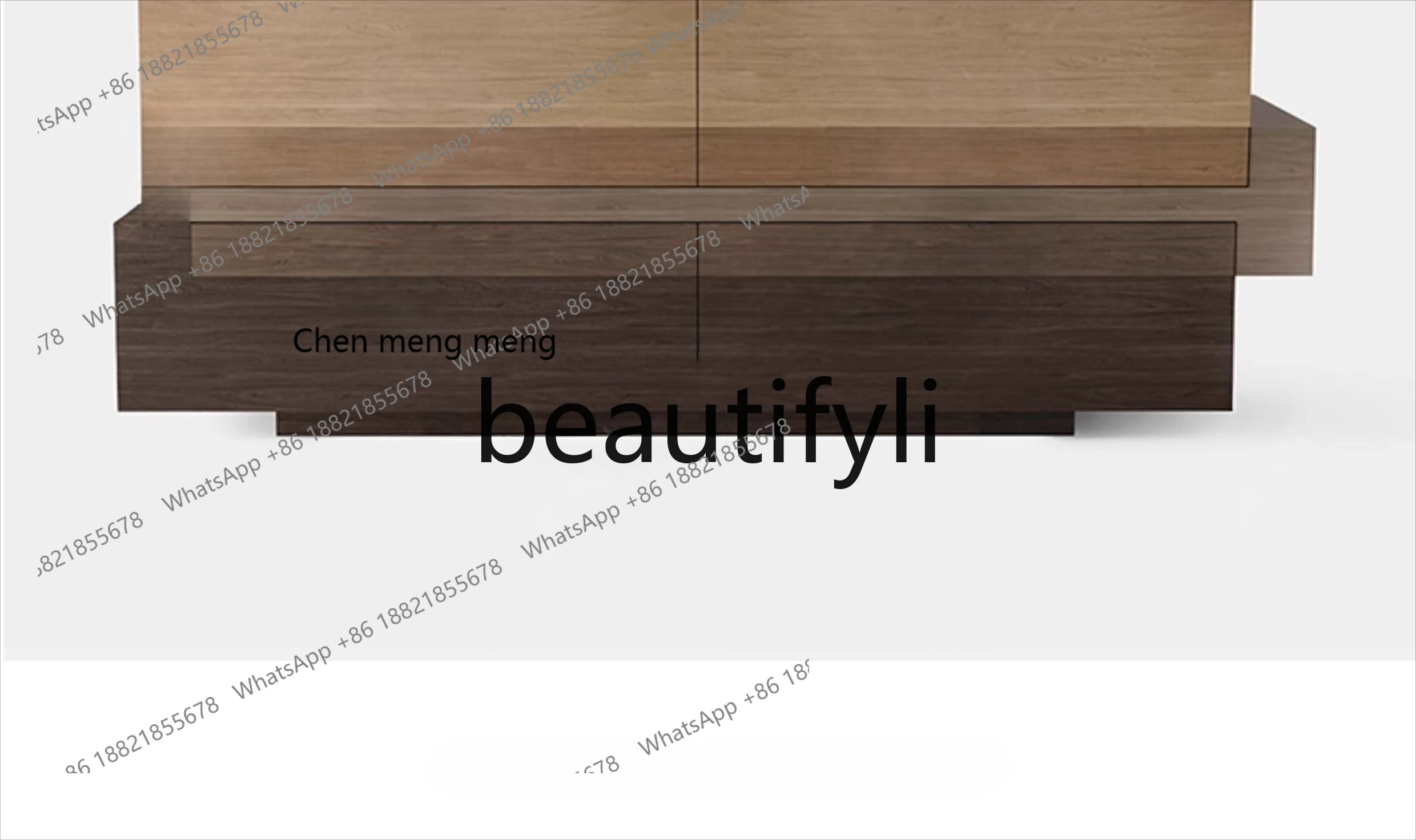 

High-end solid wood dining side cabinet design, North American ash wood bedroom chest H