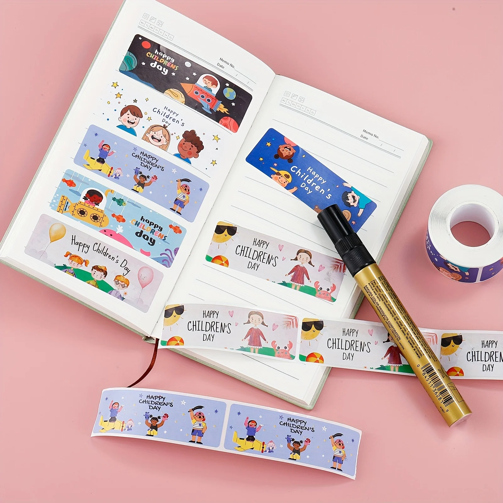 

120 Student Encouragement Stickers, Cute Cartoon Pattern, High Quality Adhesive Teacher Tool Decorative Stickers