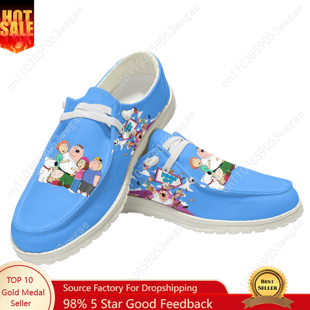Family Guy Casual Shoe Man Women Breathable Flat Footwear Casual Indoor Outdoor Lightweight Shoe Couples Customized Couple Shoes