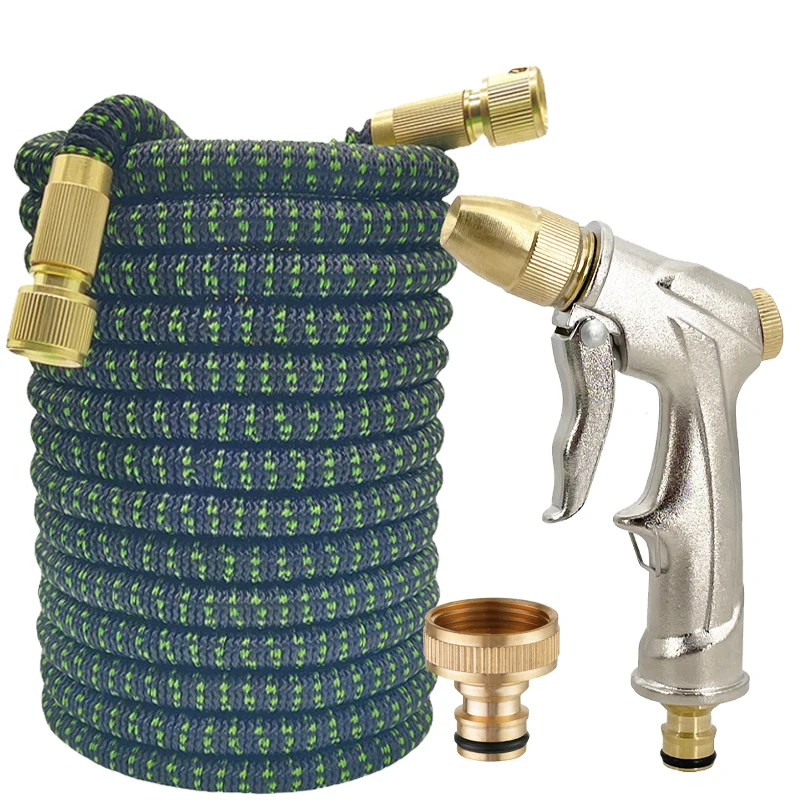 

Garden Telescopic Irrigation Pipe, High-Pressure Adjustable Nozzle Water Gun, Gardening Water Pipe, Car Washing Tool