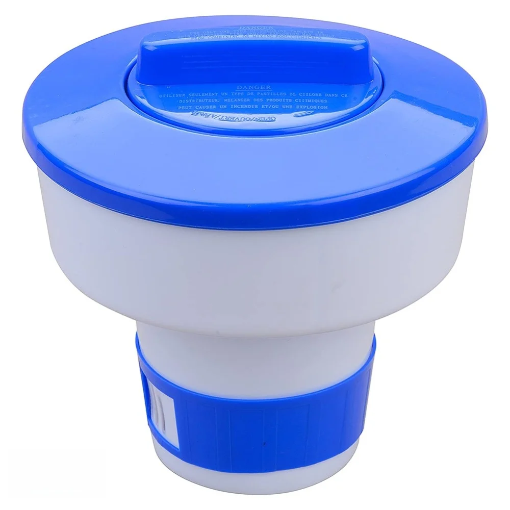 8inch Pool Chlorine Tablet Floater Adjustable Flow Vents Fits 3