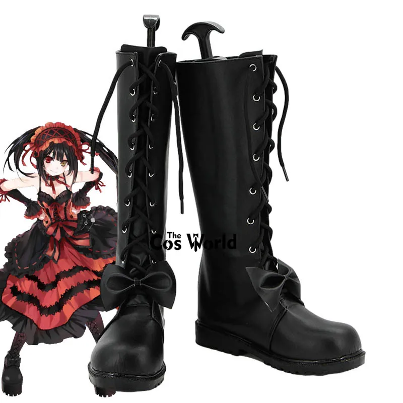 

DATE A LIVE Tokisaki Kurumi Nightmare Anime Customize Cosplay Shoes Boots