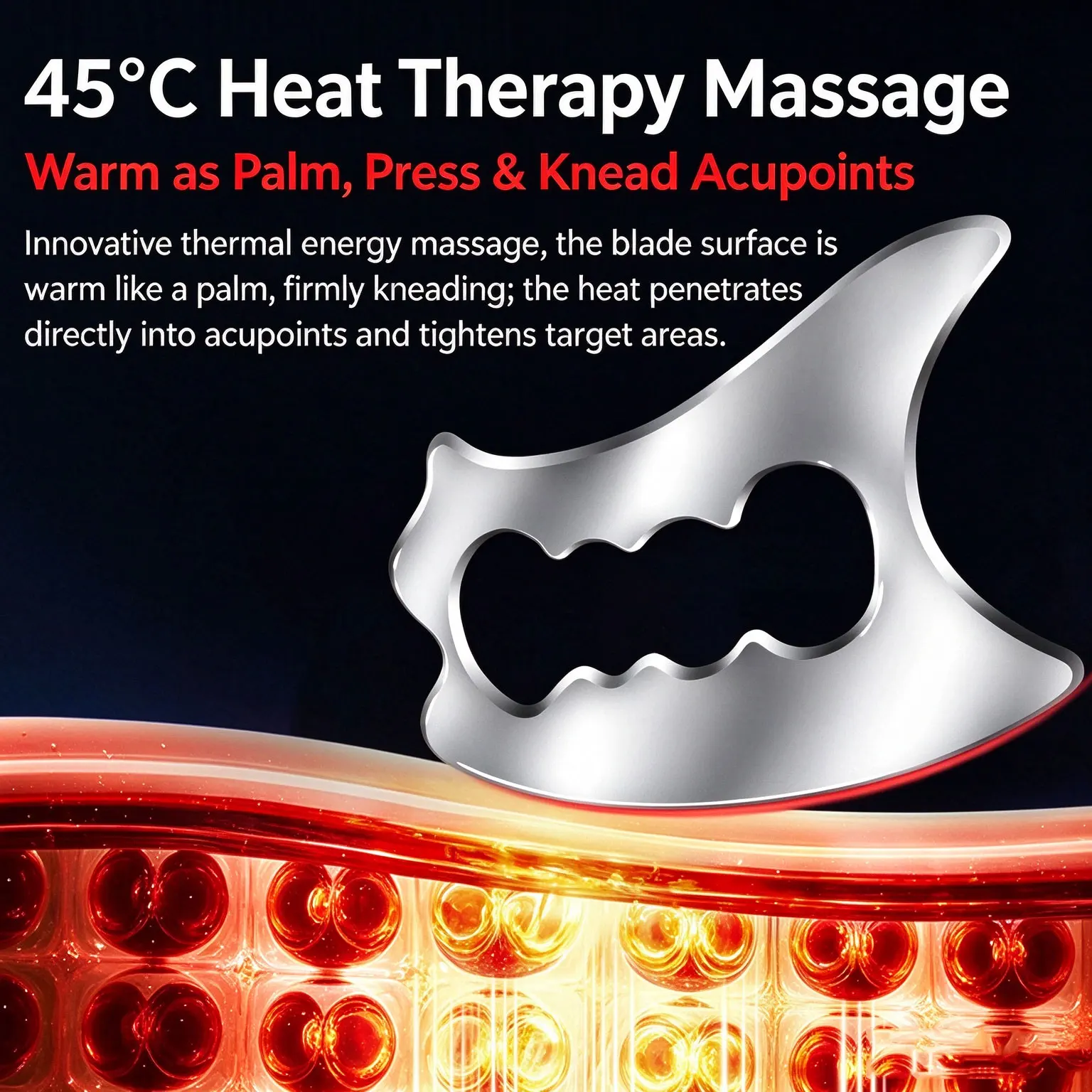 Meigu Knife Body Therapy Instrument Facial Boosting Thermal Energy Micro Electric Integrated Machine Instrument