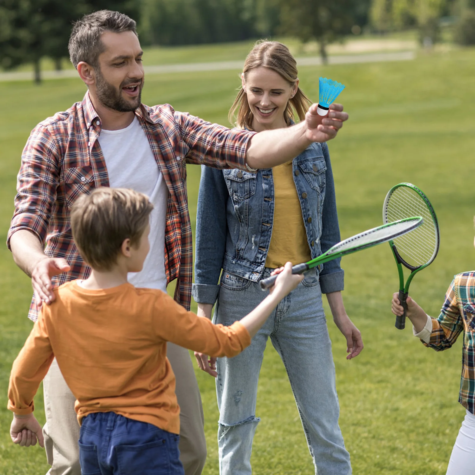 

24pcs Plastic Lightweight Ball For Kids Durable Outdoor Indoor Kid Light Weight Shuttlecock Badminton Play Children Sport