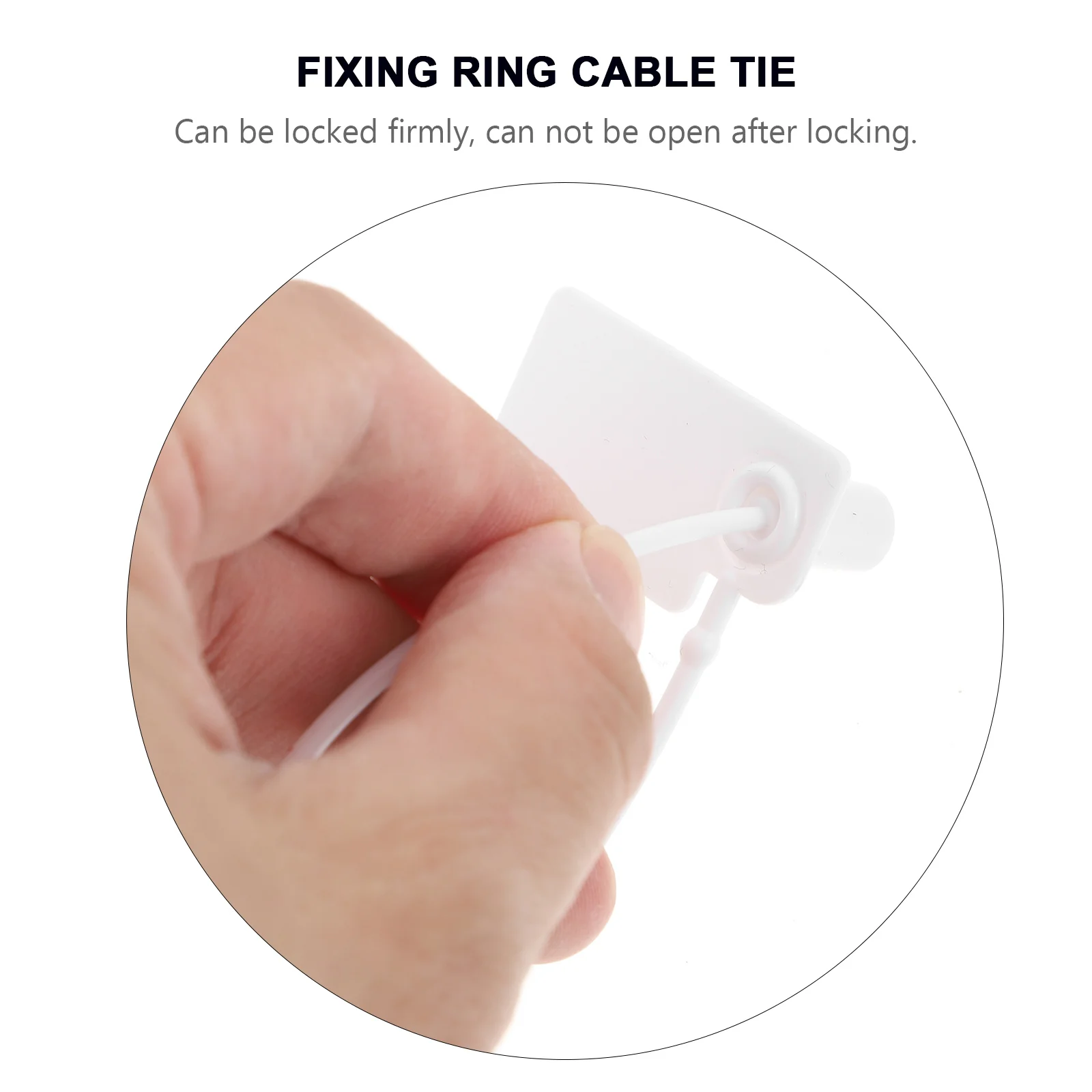 

100 шт. антирегулируемая пряжка для обуви, пластиковые кабельные стяжки, маленькая застежка, самоблокирующийся электрический провод