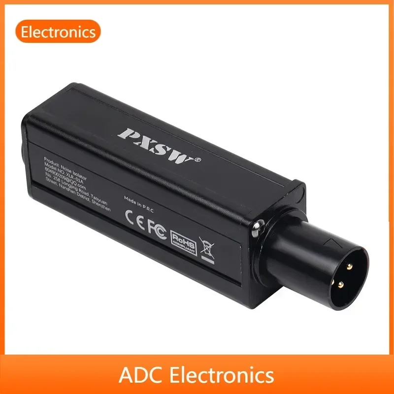 

3.5 turn XLR stereo audio isolator