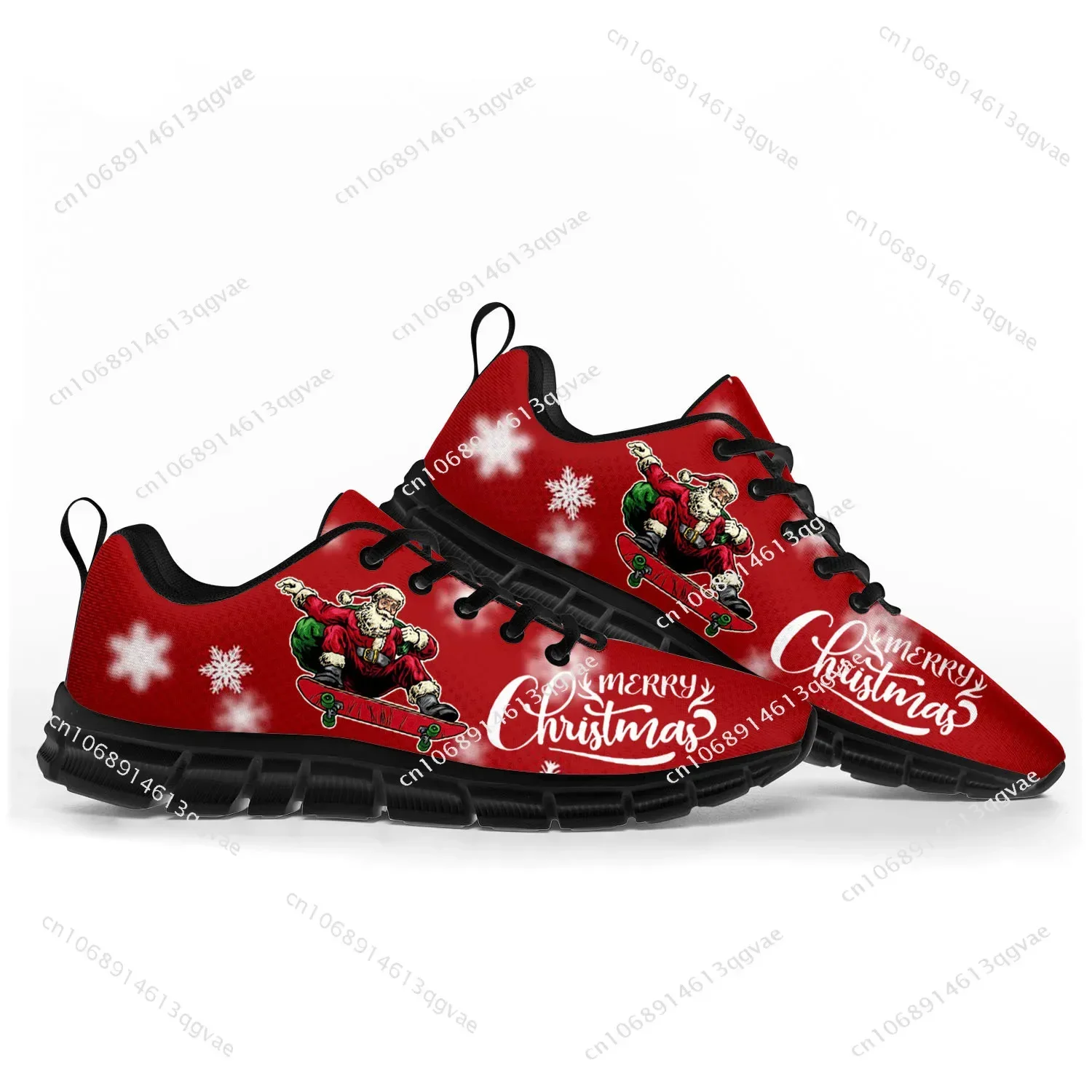 

New Christmas Sports Shoes Mens Womens Customized Sneakers Casual Tailor-Made Shoe High Quality Couple