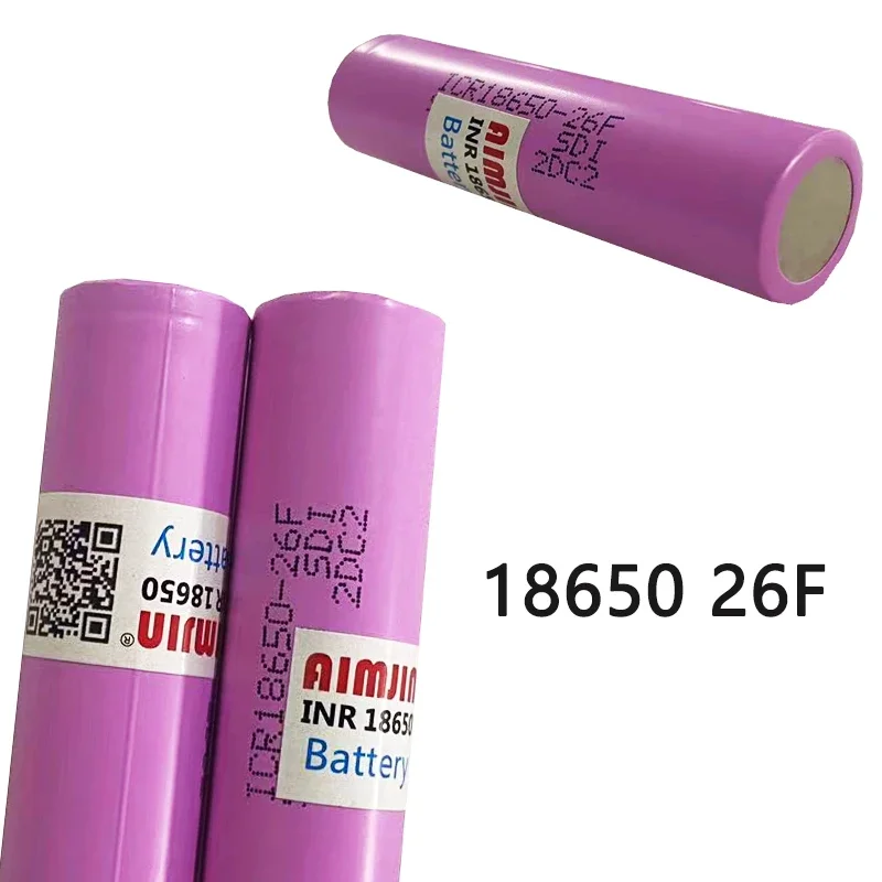 

New Original 3.7V ICR18650 For 18650 26F Batteries Rechargeable Li-ion Cell 2600mAh For Flashlight Use