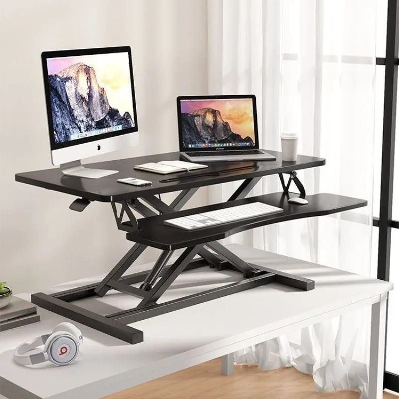 Minimalist Adjustable-Height Desk Pneumatic Lift Settings Adjustable To Any Height — High Stability, High Load-Bearing Capacity