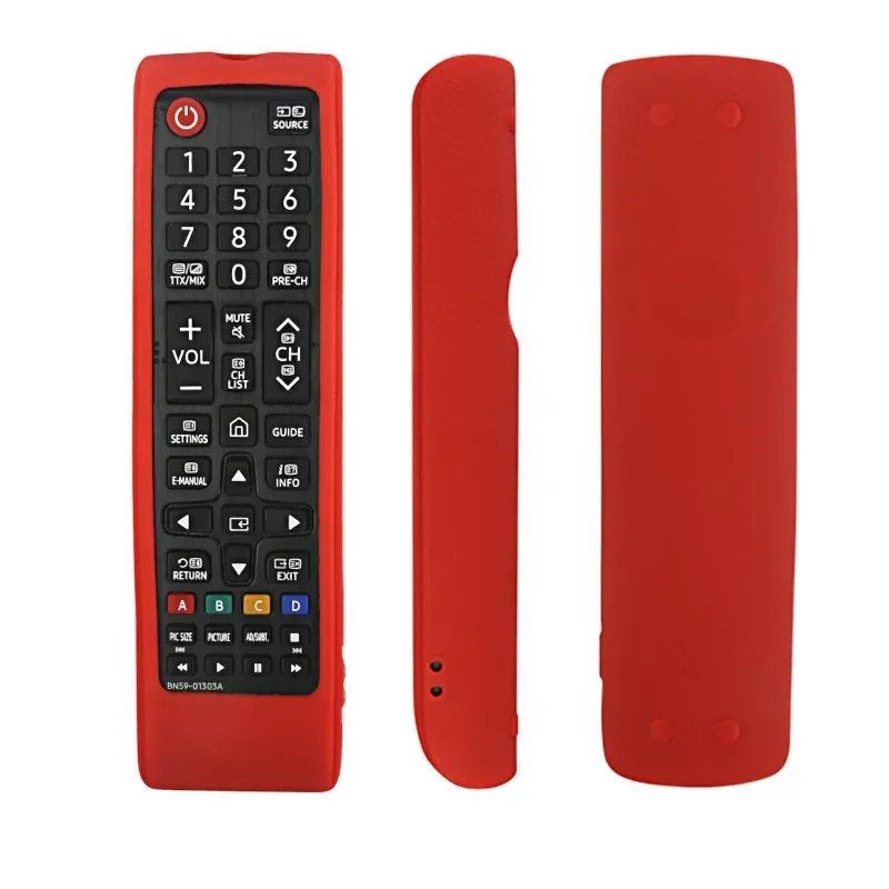 Silicone Remote Case for Samsung TV BN59-01199F AA59-00666A 00816A 00813A 00611A 0741A Cases Skin-Friendly Dust-Proof