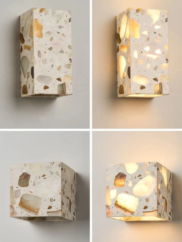 2026 Transparent Stone Wall Light Outdoor Waterproof For Courtyard Villa Passageway Entrance Hall Balcony Atmosphere Lighting