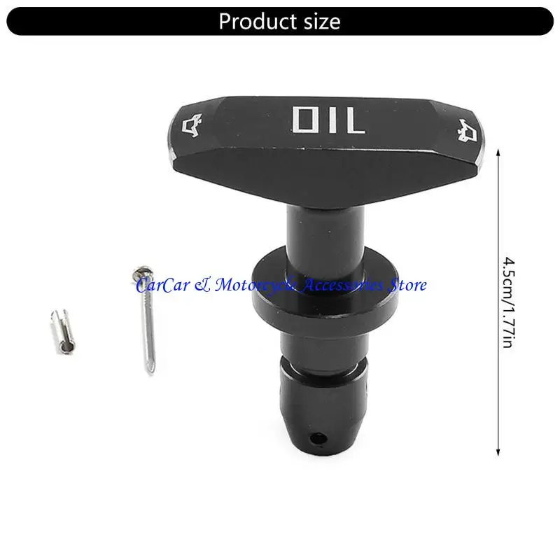 G5AD Substituição Automotiva Motor Manipulação óleo Dipstick Push Push, alça