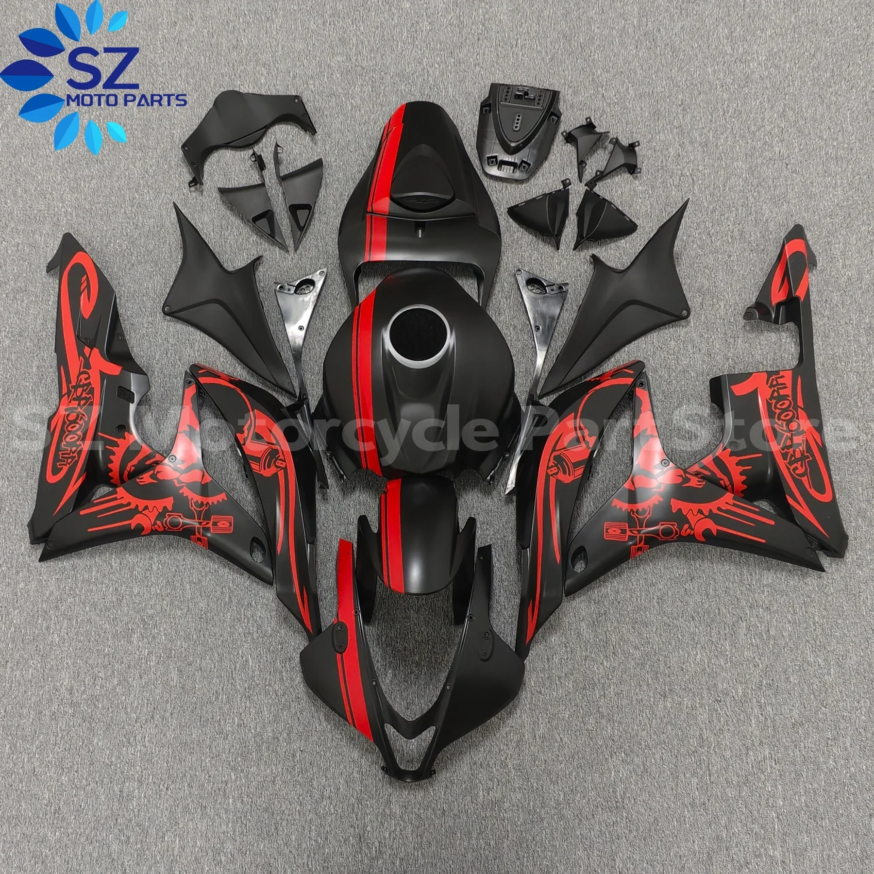 Motorcycle Fairings Kit for HONDA CBR600RR F5 2007 2008 CBR600 RR CBR 600RR 07 08 Injection Bodywork Set