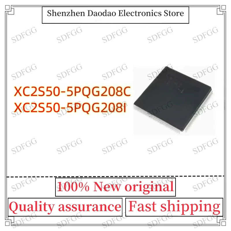 XC2S50-5PQG208C XC2S50-5PQG208I QFP-208 Programming Logic Chip IC New Original