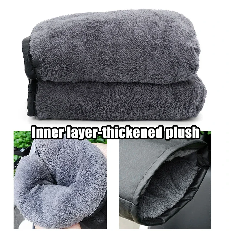Winter Motorcycle Hand Muffs - Waterproof Windproof Insulated Handlebar Covers, Create Warm Hand Protection for  Motorbikes