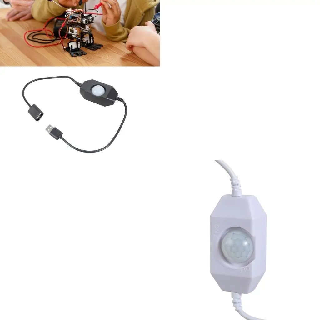 Pir Motion Sensor - Расстояние срабатывания 3-8 м, 5 В,