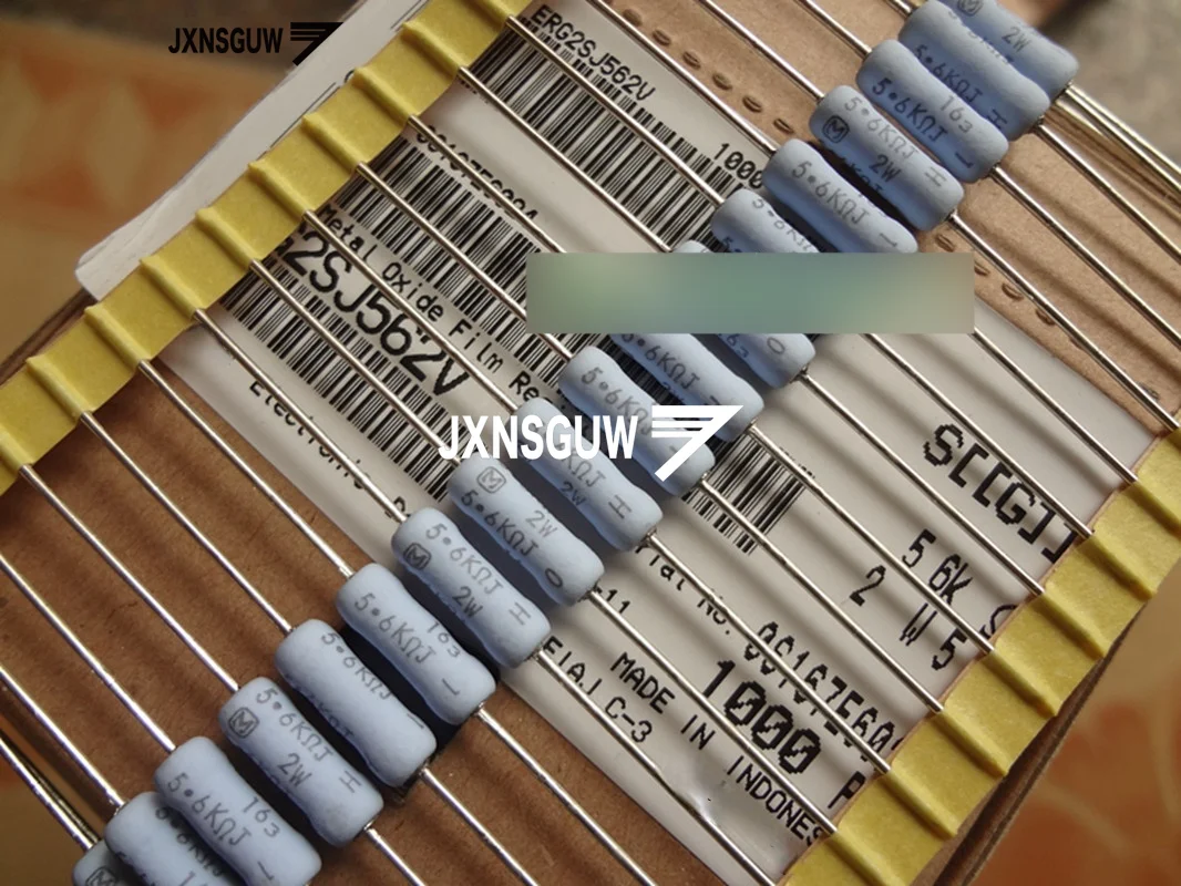 20PCS NEW Original Matsushita 2W5.6K advanced resistance 2W 5.6K Metal oxide film resistor 2W5K6 free shipping 2W5600R