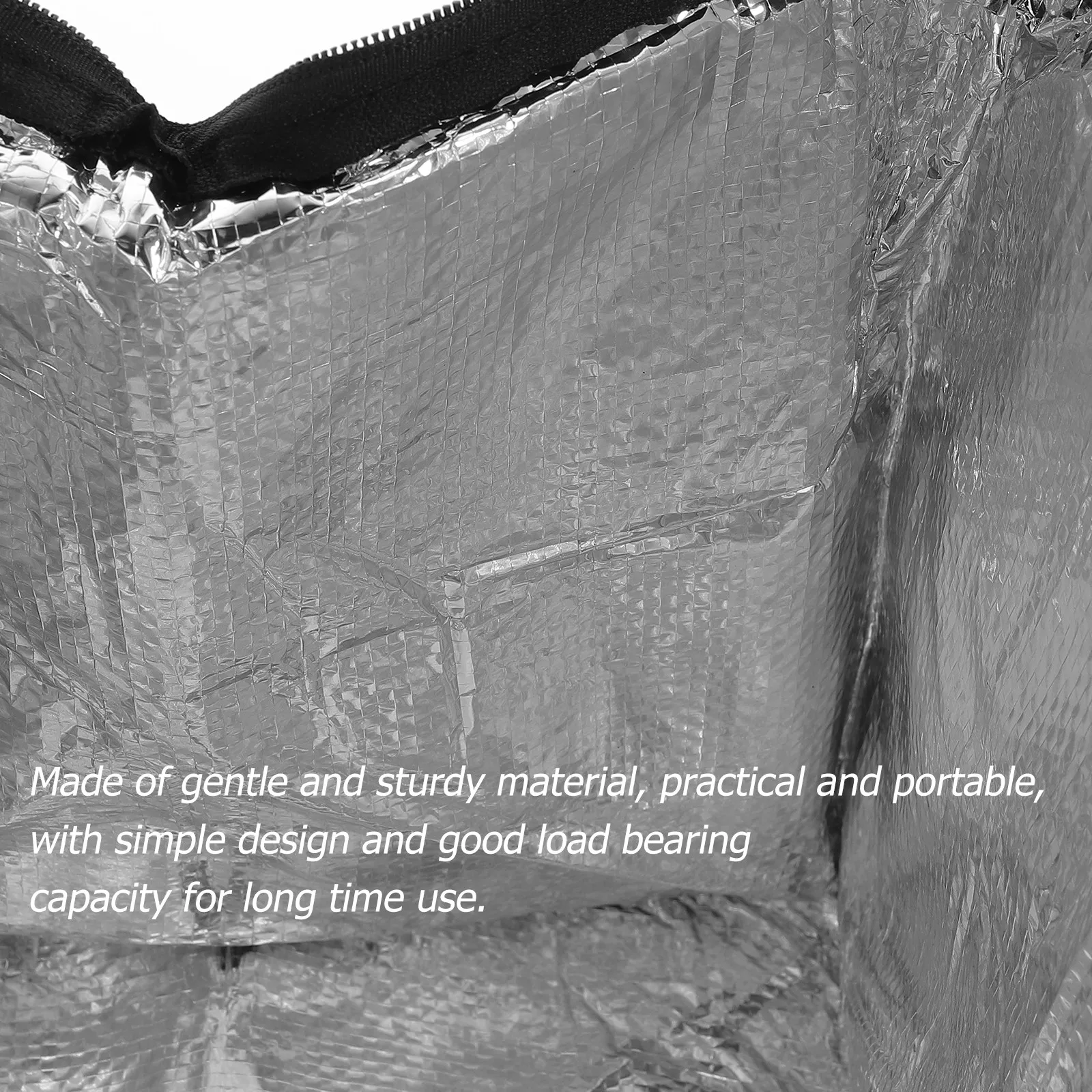 Insulated Food Delivery Bag Reusable Heavy Duty Thermal Carrier for Hot Cold Takeaway Grocery Cake Lunch
