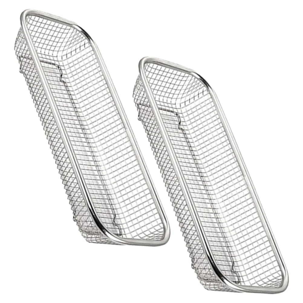 

2Pcs Kitchen Chopstick Holder Stainless Steel Utensil Storage Organizer with Drainage Holes Countertop Cutlery Holder Rack