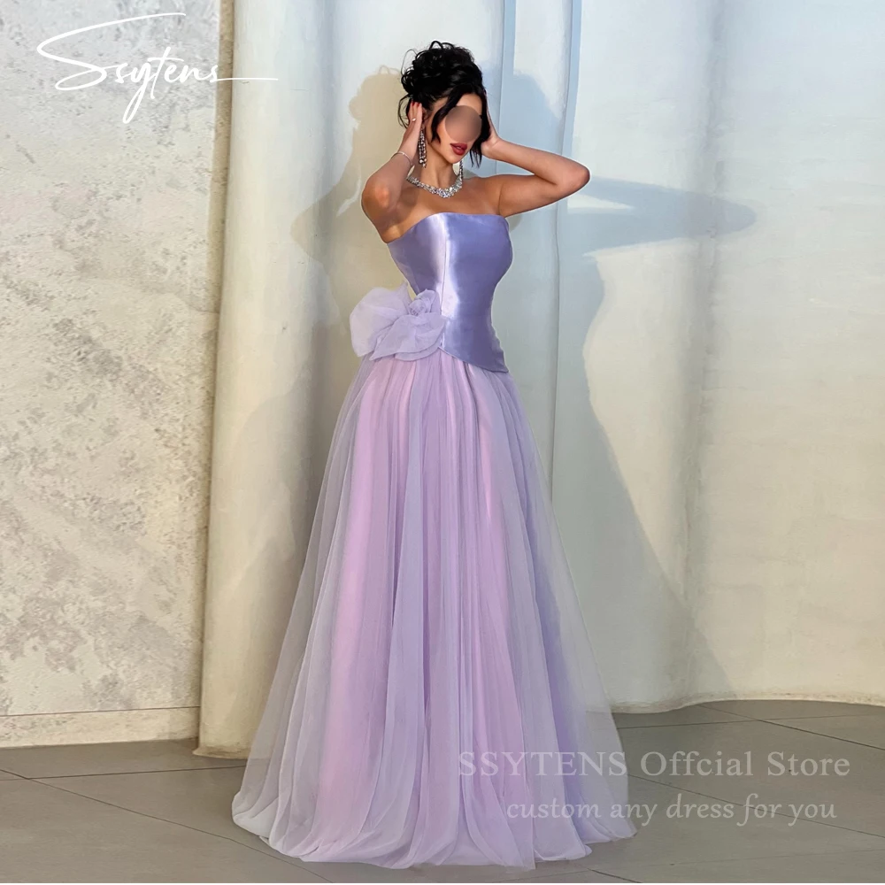 

SSYTENS Элегантные длинные вечерние платья Женские платья для выпускного без бретелек Индивидуальные платья без рукавов для торжественных случаев Пром платья Vestidos 2026