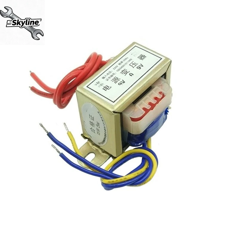 EI41 5W PCB Mount Step Down Transformer 220V/380V Input Single Dual Secondary Multi AC Voltage Output