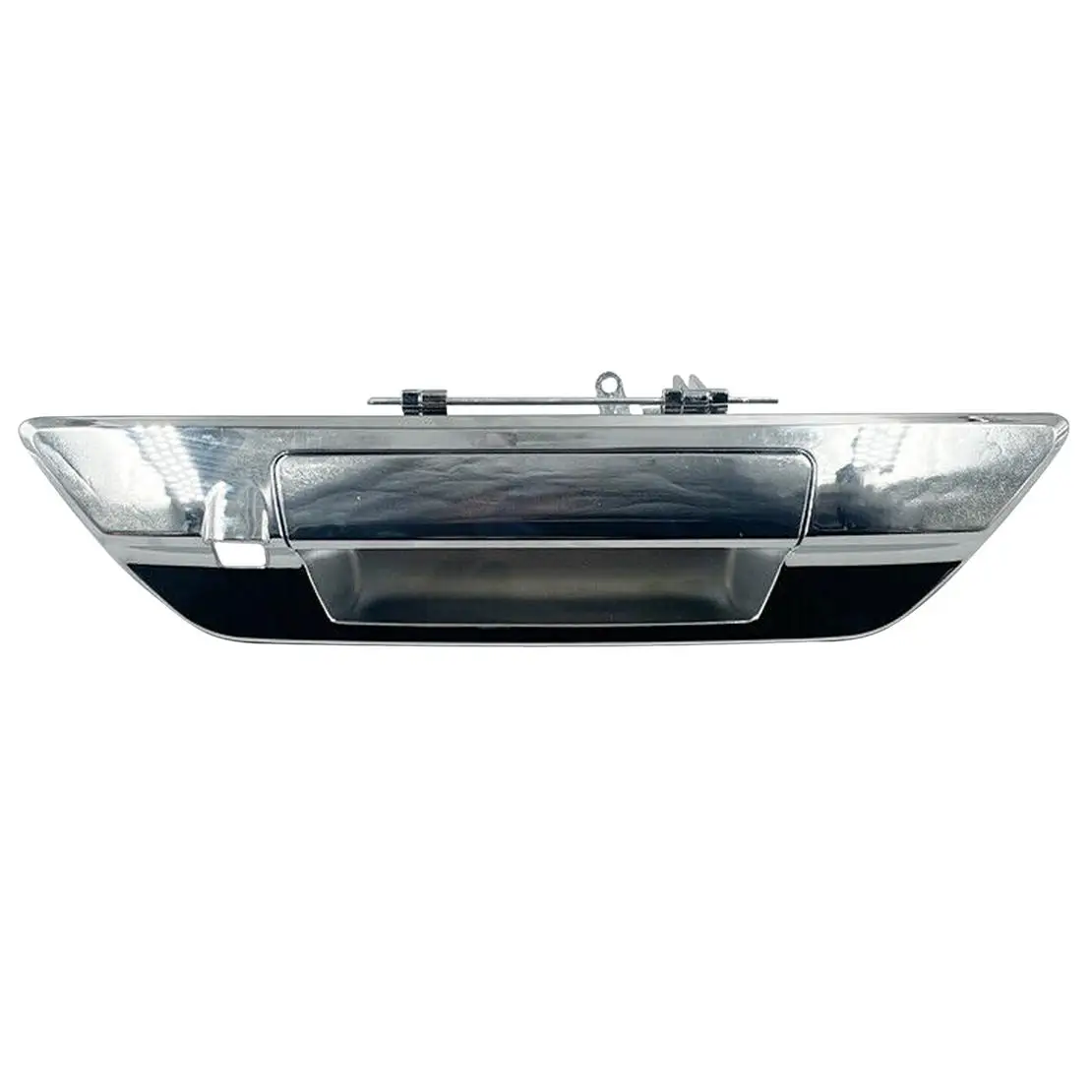 Chrome Tailgate Trunk Rear Door Handle Open Catcher with Camera Hole Fit for Toyota Hilux Revo 2015-2019