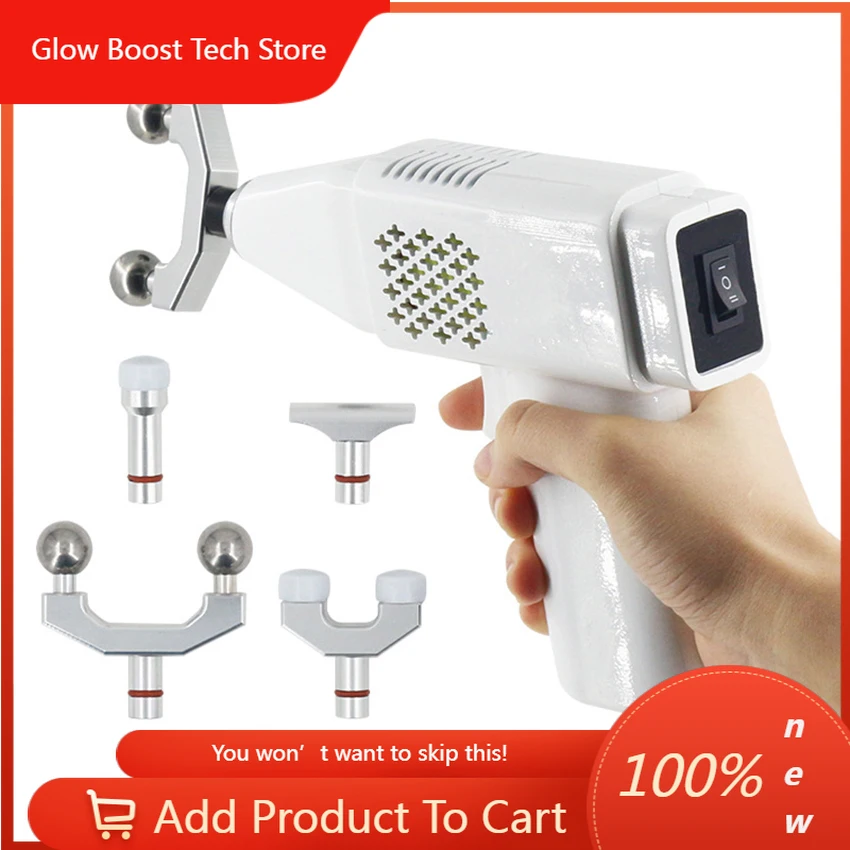 

GBЭлектрический хиропрактор для позвоночника, правильный массажер для позвоночника, активационный пистолет, инструмент для регулировки хиропрактики, 150N 300N 450N, терапия сколиоза