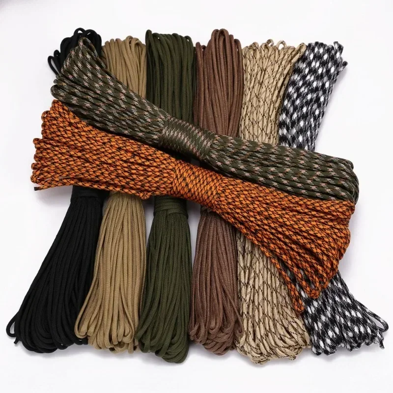 

Paracord Cord 3/5/8M Diameter 4mm Outdoor Camping Survival Lanyard Parachute Rope For Hiking Tent Accessories New