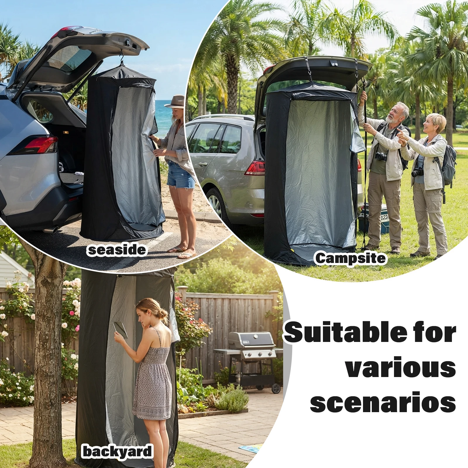 Pop Up Privacy Tent Portable S - Outdoor Camping Automatic Quick Opening Tent 评论和价格