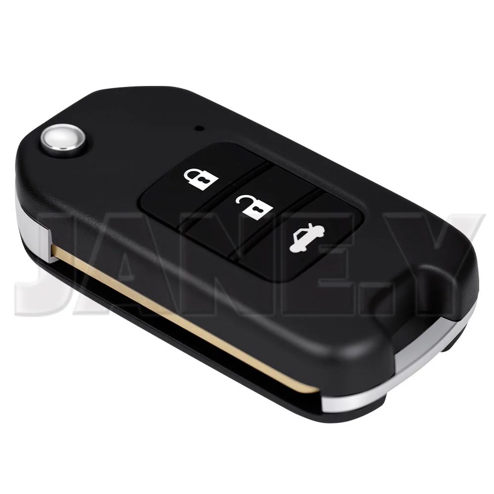 JANE.Y - ID47 PCF7961 433MHz Remote Car Key For Honda A / G Accord Civic City CRV Jazz XR-V Vezel HR-V FRV HLIK6-3T / TWB1G721