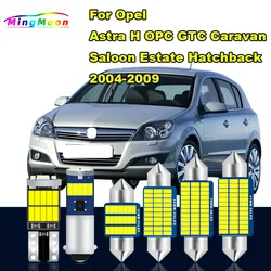 15Pcs Canbus Car LED Interior Dome Map Trunk Light Kit For Opel Astra H OPC GTC Caravan Saloon Estate Hatchback 2004-2009
