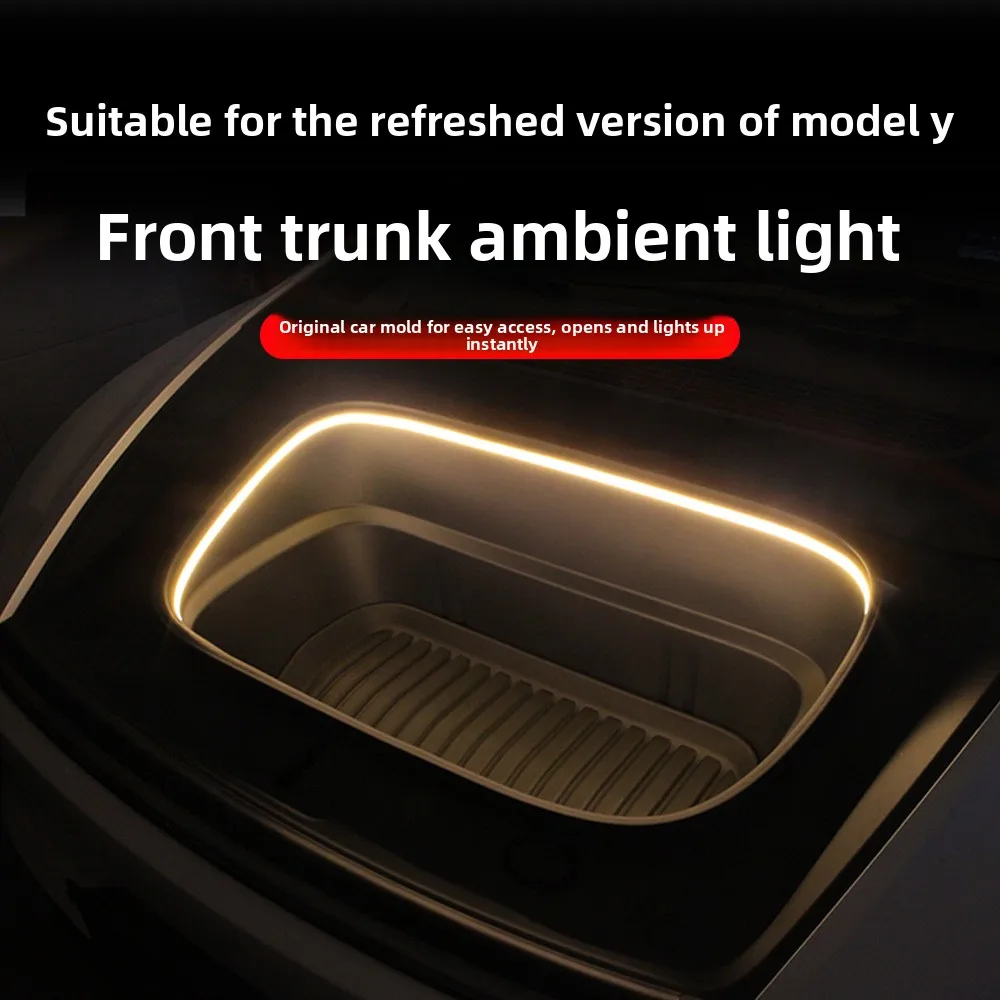 

For Tesla Model Y Juniper Front Box Ambient Light M3 Highlangd Front Box Easy to Install Ambient Light