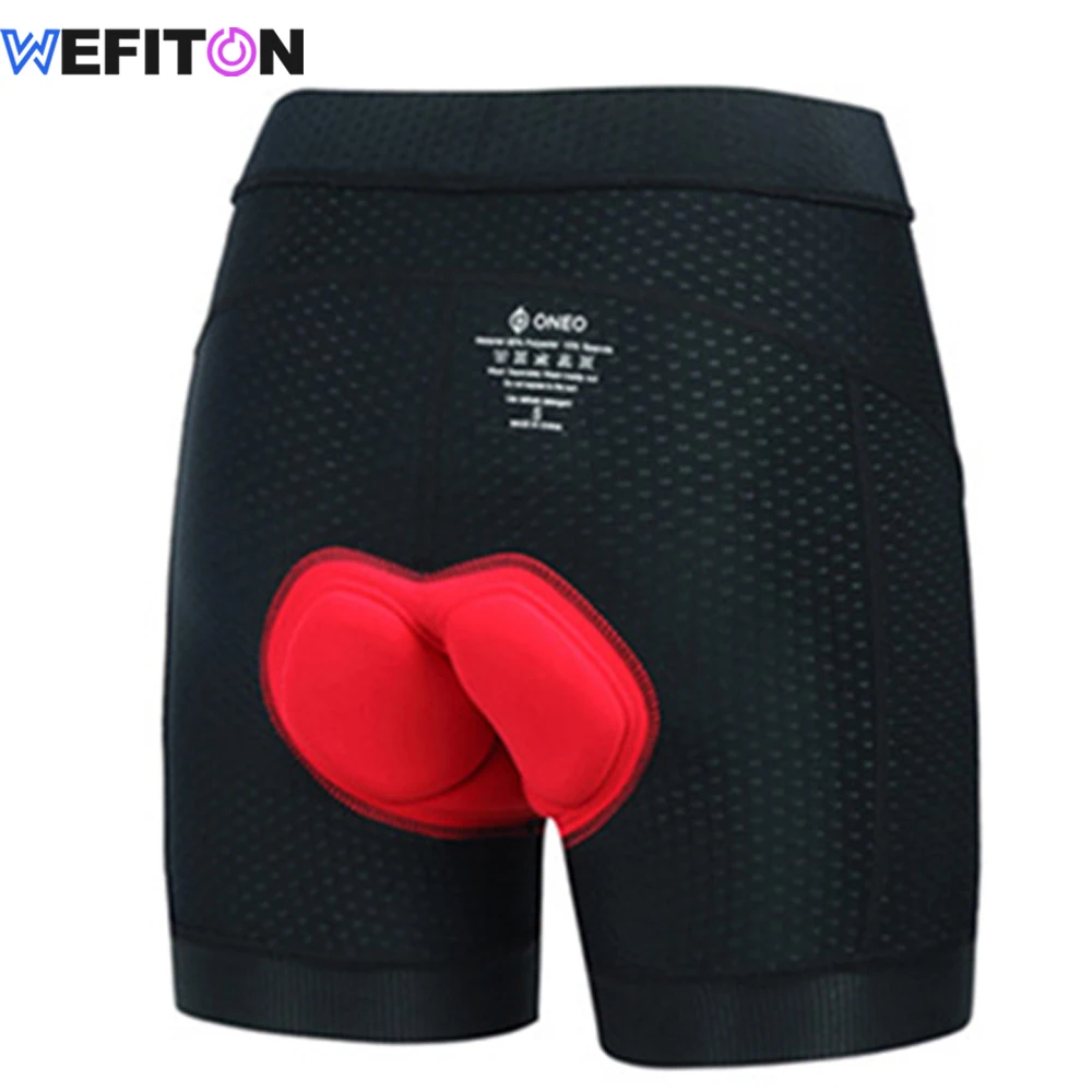 

WEFITON 1PCS Men’s Cycling Underwear 4D Padded Bike Shorts MTB Liner Shorts with Anti-Slip Leg Grips Breathable Bicycle Sports