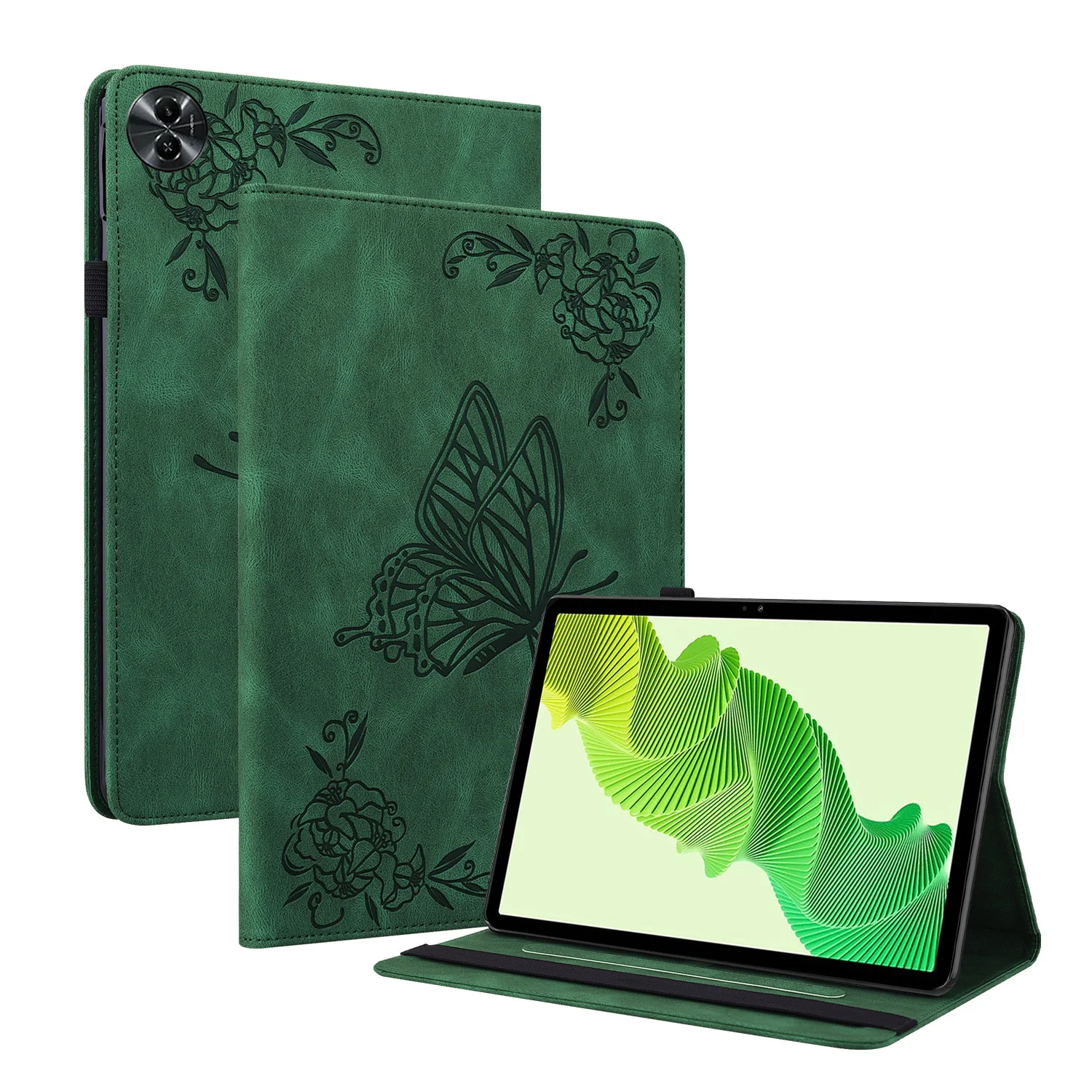 For OPPO Realme Pad 2 11.5 2023 Butterfly Leather Case For OPPO Pad Air 10.36 RealmePad Realem Pad X 10.4 mini 8.7 Tablet Cover