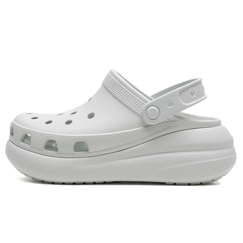 

Crocs(Crocs) Classic Puff Women's Shoes Casual Beach Shoes Slippers Thick-Soled Height-Increasing Sandals 207521-1Nk
