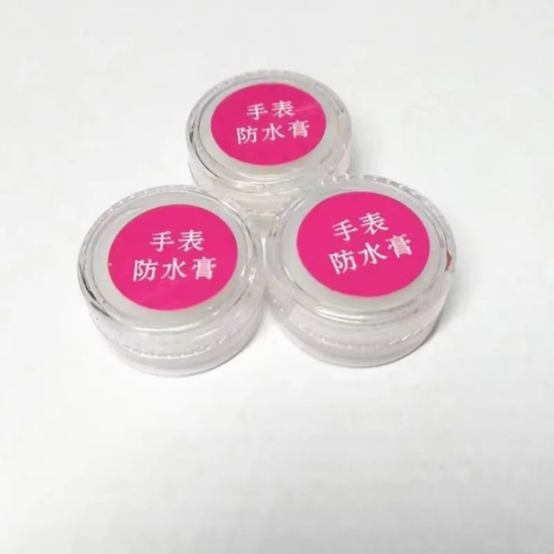 2pcs Waterproof Watch Cream for Watch Glass Watch Back Cover Waterproof Cream Oil  Silicone Grease Watch Upkeep Repair Tool