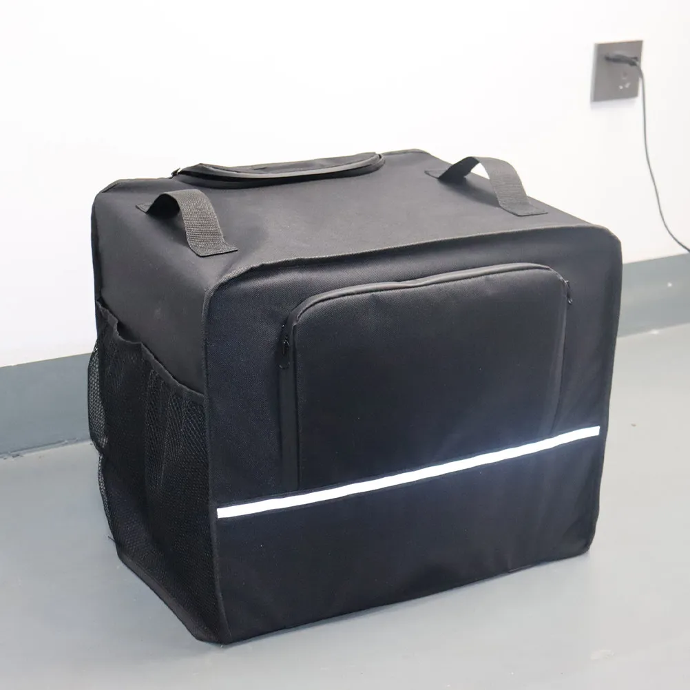 Heavy Duty Waterproof Solar Generator Cover Universal Outdoor Portable Power Protection Shelter Splash Proof Mesh Pocket All
