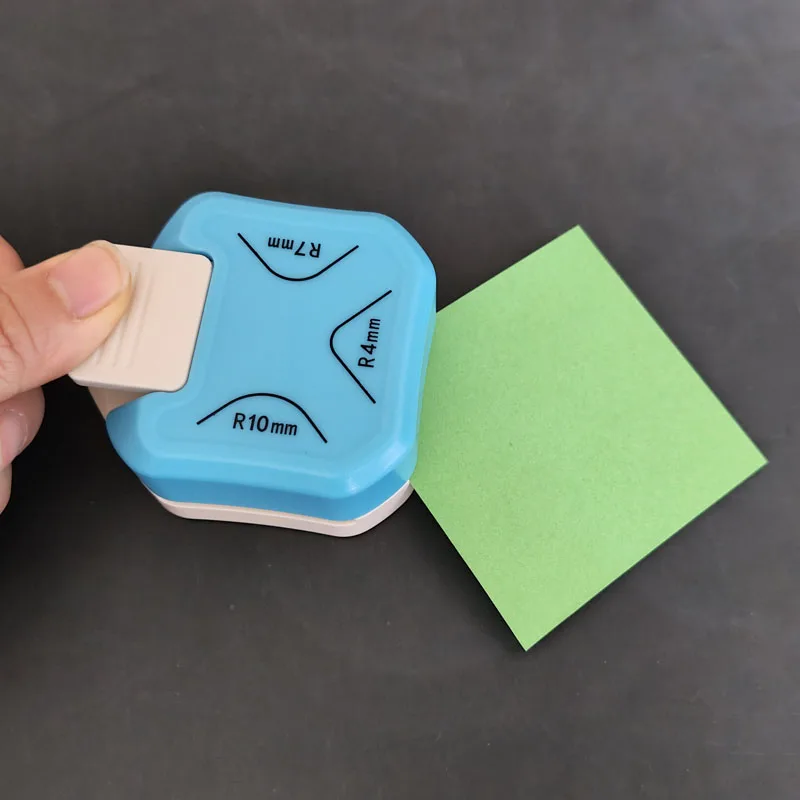 3 in1 Mini Round Corner Cutter Durable Angle Hole Punch R4 R7 R10mm Paper Trimmer DIY Paper Cutter Card