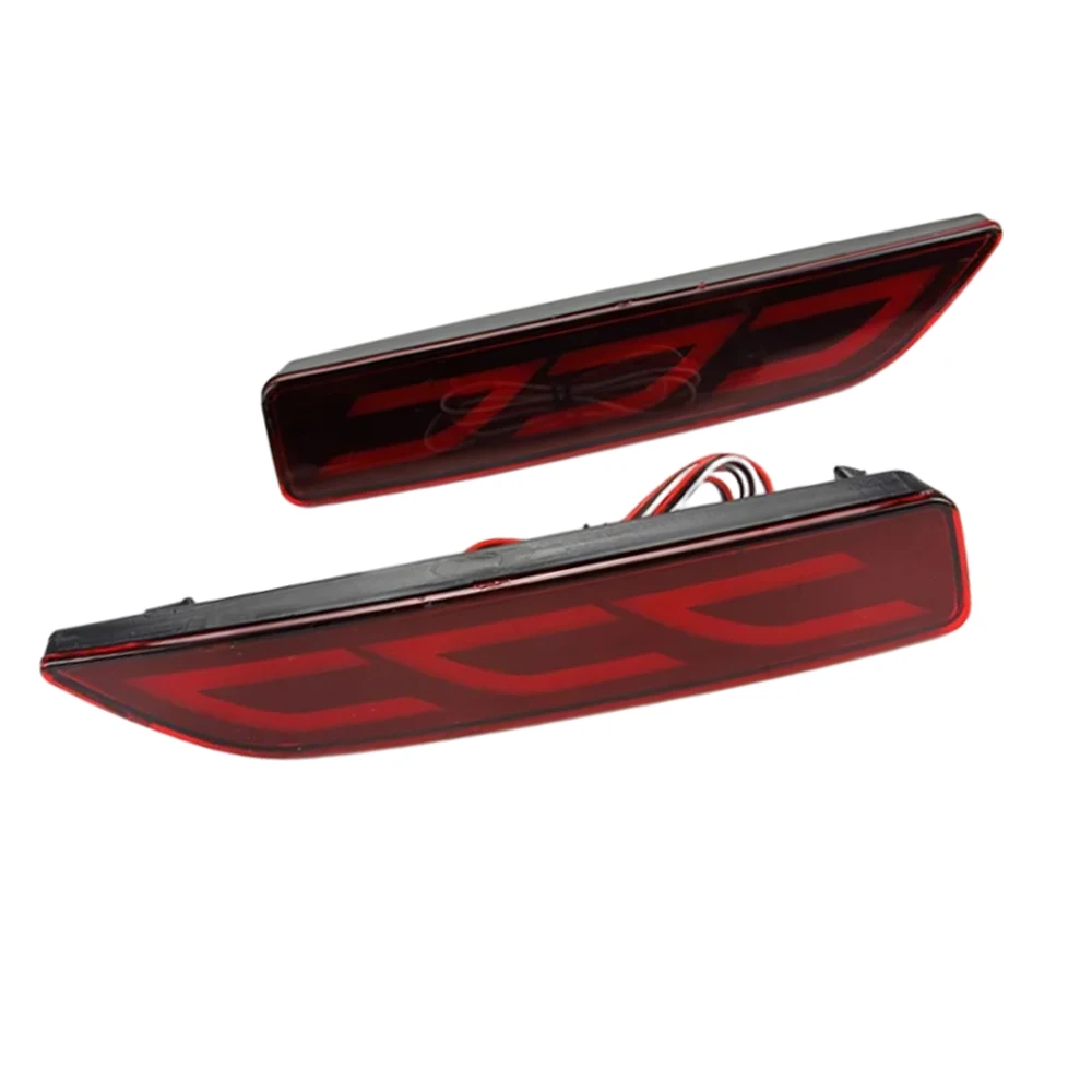 

Fit for Honda BRV 2015-2016 LED Rear Bumper Reflector Light Super Bright LEDs Enhanced Safety ABS
