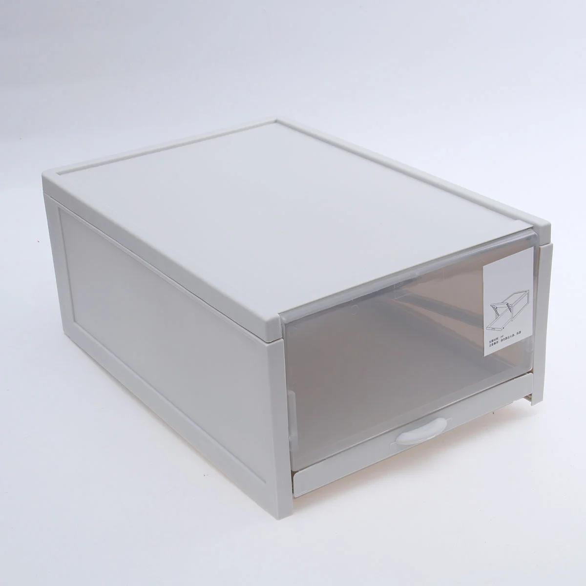 

1Pcs Shoe Box Plastic Transparent Superimposed Drawer Type Small Size Storage Case Shoes Organizer Shoe Box