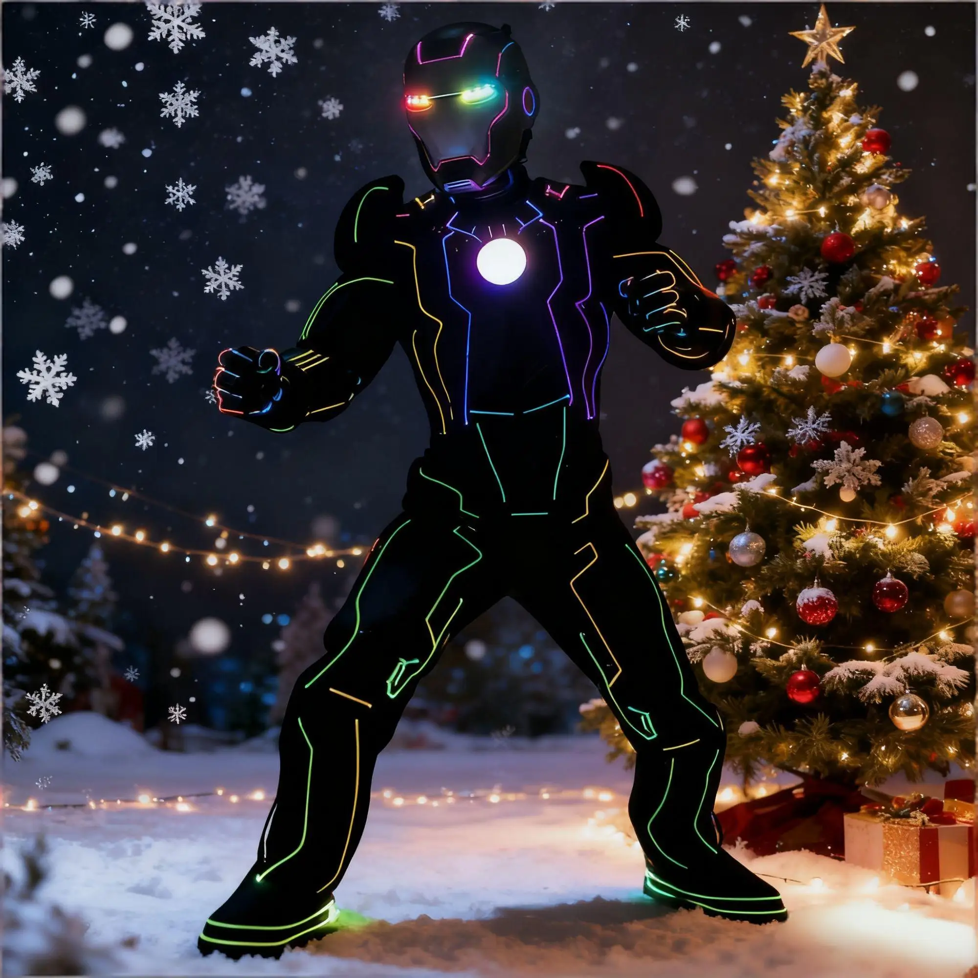 

Hot Selling LED Optical Fiber Dance Suit Color Changing Light Up Costume for Stage Show Rave Cosplay EDM Festival