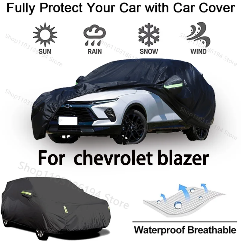 

Full Car Cover For Chevrolet blazer Outdoor Protective Gear-Snowproof, Sunshield,Waterproof and Dustproof Automobile Accessories