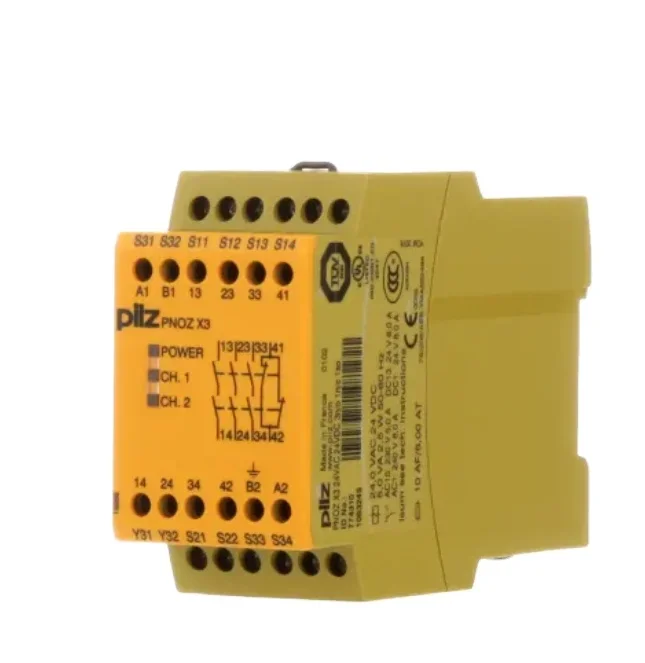 Industrial Controls Safety Relays PNOZ X3 24VAC 24VDC 3n/o 1n/c 1so 774310