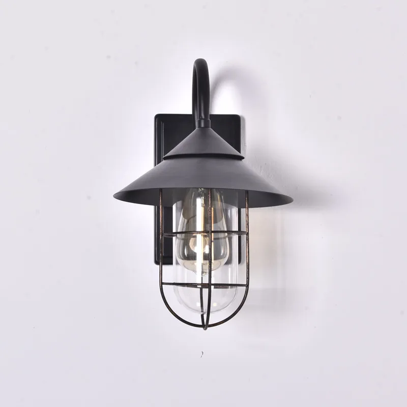 Retro Human Body Sensing Wall Lamp for Balcony Outdoor Aisle Indoor Villa Courtyard Lighting Sensory Wall Lamp