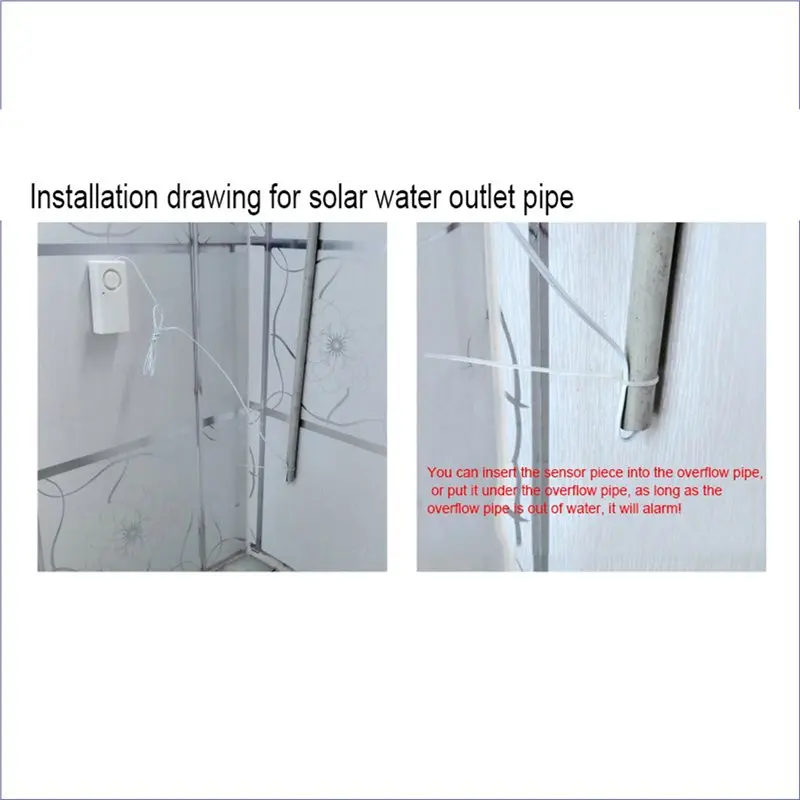 24-Hour Delivery 5X Home Alarm Water Leakage Spot Alarm Detector Independent Water Leak Sensor Detection Flood Alert Overflow Se