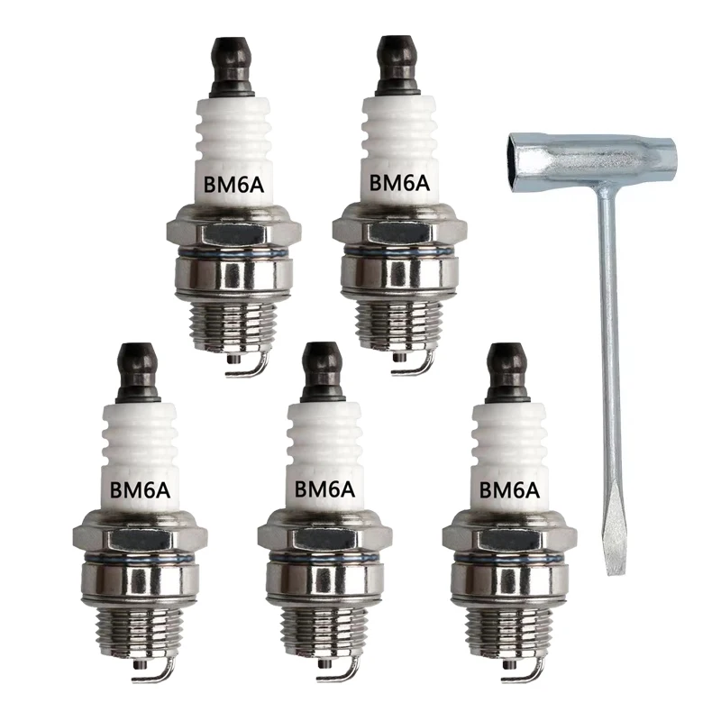 

BM6A Spark Plug Replaces M7/L7T/CJ8/1560 Glow Plug Small Engine For 2 Stroke Gasoline Chainsaw Lawn Mower Brush Cutter Strimmer，