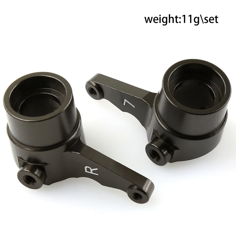 أفضل-CNC الألومنيوم 1/8 RC سيارة كيوشو-ماد كسارة جنون القوة FOXX-USA-1 كأس التوجيه ترقية جزء