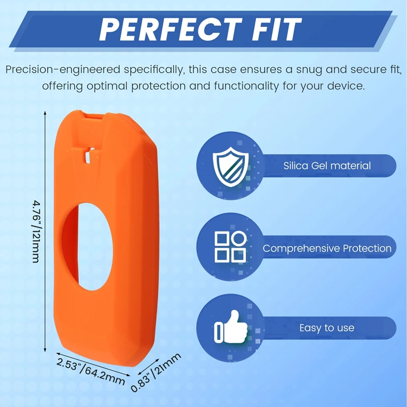 Funda de silicona para Garmin Edge 1050, carcasa trasera de silicona para Garmin Edge 1050